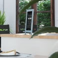 thumbnail image 3 of Merrick Lane Set of 10 Wall Mount or Tabletop Magnetic Chalkboards with Folding Metal Legs in Rustic Blue, 9.5" x 14", 3 of 13