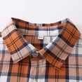thumbnail image 5 of UQJfacai Toddler Boy Long Sleeve Button Down Shirt Kids Plaid Shirts Boys Casual Lapel Collar Western Tops with Pocket 6M-5T, 5 of 9