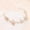 Gold, variant on Bridal Crystal Headband with Freshwater Pearls Flower Design Wedding Hair Accessories (Rose Gold)