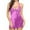 Purple, variant on Elvqul Nightgowns for Women Plus Size Sleeveless Halter Black Silk Camisole Sleep Dresses