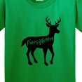 thumbnail image 4 of Inktastic Pennsylvania Black Deer Silhouette Youth T-Shirt, 4 of 5