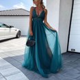 thumbnail image 3 of Bigersell Womens Dresses Fashion Women Summer Lace Patchwork Solid Camis Sleeveless Bandage Tank Long Dress Big & Tall A-Line Dress Style 24512, Female Mini Short Dresses Green S, 3 of 9