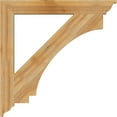 thumbnail image 3 of Ekena Millwork 4"W x 34"D x 34"H Imperial Traditional Rough Sawn Bracket, Western Red Cedar, 3 of 4