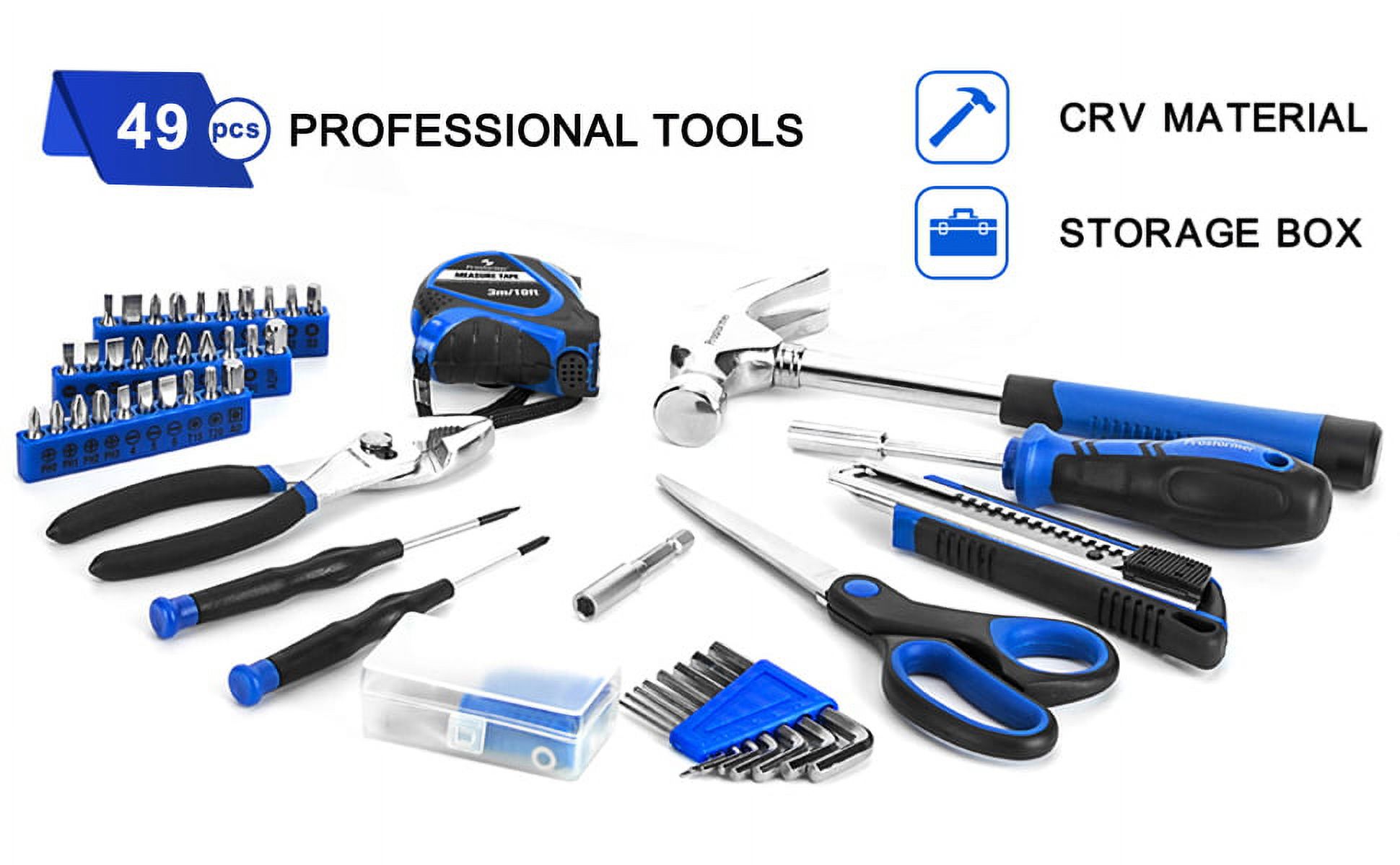 Prostormer 49-Piece Home Tool Kit with Storage Case photo 2