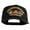 Black, variant on Enduring Freedom 2001-2021 Veteran Patched Solid Cotton Twill 5 Panel Prostyle Snap Cap - Black OSFM