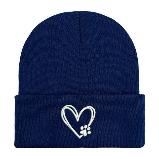 RXMEKW Sun Hats for Men, Claw Imprint Embroidered Knit Cap