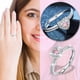 thumbnail image 2 of Ajustable de apertura de color rosa en forma de corazón Anillo de joyería Anillos, 2 of 8