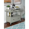 thumbnail image 4 of Linon Sydney Wood Kitchen Storage and Prep Cart in Gray, 4 of 18
