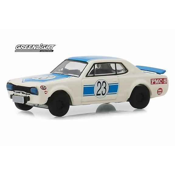 1971 Nissan Skyline 2000 GT-R, #23 - Greenlight 47050/48 - 1/64 scale Diecast Model Toy Car