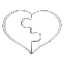 Heart Puzzle Cookie Cutters for DIY Baking Make Special Surprise for Your Love