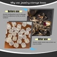 thumbnail image 3 of Sgphrzlt 80 PCS Small Clear Jewelry Containers, Mini Transparent Plastic Bead Storage Box with Hinged Lids, Stackable Trinket Holder Case for Small Items, Crafts, Ring, Necklace, Hardware (B), 3 of 7
