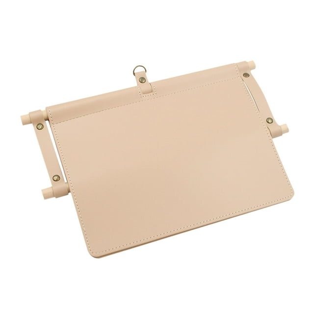 Soporte para toallas de papel de material cuero PU, toallero de papel innovador, decoración colgante para interiores y exteriores, soporte para de papel Albaricoque