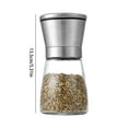 thumbnail image 3 of Oleegame 1PC 1Packs Shakers Fill Use To Steel Kitchen 6oz And Pepper Easy Stainless Mill Grinder Kitchen Dining Bar Black, 3 of 7