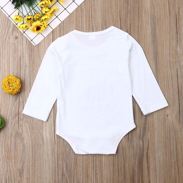 Honganda Funny Newborn Infant Baby Boy Girl on Sundays We Watch Football with Daddy Bodysuit Romper