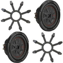 Kicker (2) 48CWRT82 CompRT 8" Subwoofer, DVC, 2-ohm - Includes Grill