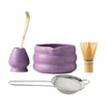 thumbnail image 4 of Accesorios de Matcha en set de 5 piezas para la preparación del té japonés Púrpura, 4 of 9
