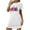 White, variant on Sakmal White Moomoo Nightgowns Women Playful Christmas Cloud-Like Loose Pajama Sleep Dress Short Christmas Trees Print Short Sleeve Crew Neck Nightgowns S-2XL