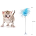 thumbnail image 3 of 2 Pcs Jouet à Plumes pour Chat Ventouse Ressort Cloche Jouet pour Chaton, 3 of 10