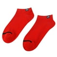 thumbnail image 1 of Baberdicy Chaussettes Homme Ultra Fines Élastiques Courtes en Soie Petites Chaussettes Ananas Rouges, 1 of 2