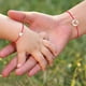 thumbnail image 3 of onlyliua Promoción de Temporada Pulsera de Regalo de 2 Piezas Más Tarjeta, Juego de Pulseras de Regalo para Hija para 2, Pulsera para Primer Día de Clases, Pulsera para Mamá y Yo, 3 of 5