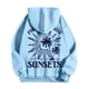 thumbnail image 5 of MHFRRA Sudadera Informal con Capucha Estampada para Uso Diario Diseño Elegante y Cómodo para Todas Las Estaciones Opción Ideal para Actividades Al Aire Libre Azul claro, 5 of 5