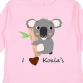 thumbnail image 4 of Inktastic I heart Koalas Boys or Girls Long Sleeve Toddler T-Shirt, 4 of 5