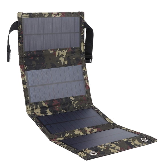 Portable Solar Charging Bag 20W - IP68 Waterproof Folding Solar Panel with 5V Output for Power Stations & Outdoor Use