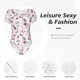thumbnail image 4 of Balery Valentine's Day gnomes Body de cuello redondo de manga corta para mujer Tops de manga corta Tops básicos-X-Large, 4 of 7