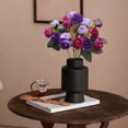 thumbnail image 4 of Lilixerw Valentines Day 12 Inch Purple Artificial Rose Bouquet,Small Realistic Fake Flowers for Photography Props,Vase Decor,Valentine‘s Day Centerpiece,Spring Home Ornament, 4 of 6