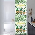 thumbnail image 3 of St. Patrick's Day Window Privacy Film, Green Leaf Gnomes Shamrock Clovers Static Cling UV Sun Blocking Heat Control Window Tint Day and Night, Non-Adhesive One Way Windows Privacy Cover 17.7''x78.7'', 3 of 7
