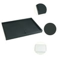 thumbnail image 2 of Unique Bargains PU Leather Jewelry Boxes Organizer Tray with Removable Divider for Drawers Black Flat Tray, 2 of 6