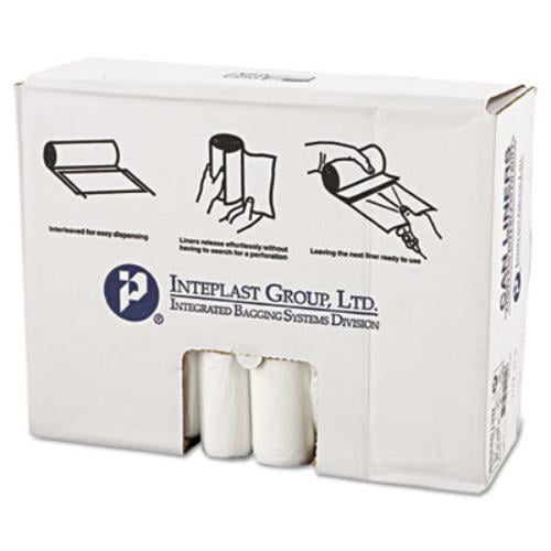 Integrated Bagging Systems S334013N High-density Can Liner, 33 X 40, 33gal, 13mic, Clear, 25/roll, 20 Rolls/carton