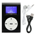 thumbnail image 2 of Reproductor de 0.8 Pulgadas Pantalla Lcd Mini MP3 Music Music Reproductor de Metal Mini Clip MP3 Tarjeta de Memoria de Soporte Coneuriculares de 3.5 mm, 2 of 7