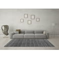 thumbnail image 3 of Ahgly Company Indoor Square Abstract Gray Modern Area Rugs, 3' Square, 3 of 4