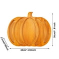 thumbnail image 2 of Halloween Pumpkin Wooden Serving Platter 14.96x11.83 Inch Rustic Fall Harvest Charcuterie Board for Cheese, Fruit, Meat & Snacks Thanksgiving & Halloween Party Decor, Kitchen Tray, Appetizer Platter, 2 of 5