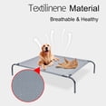 thumbnail image 4 of Asunby Elevated Cooling Dog Bed for Large Dogs, Portable Indoor Outdoor Raised Pet Bed with Breathable Washable Mesh, 42.5x31.5x7.87 inches, 4 of 10