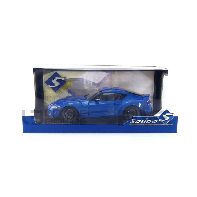 ソリド 1/18 トヨタ GR スープラ 2021 ブルー