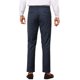 thumbnail image 3 of Pantalones de rayas INSPIRE CHIC para hombre, corte slim, pantalones formales de frente plano, 30 azul marino, 3 of 5