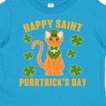 thumbnail image 4 of Inktastic St. Patrick's Day Happy Saint Purrtrick's Day Boys or Girls Toddler T-Shirt, 4 of 5