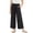 Black, variant on Bovxnpu Girls Summer Wide Leg Pants Solid Wide Leg Girls Summer Fashion Casual Comfortable Pants