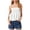 #040-Beige, variant on Women's Summer Soft Strapless Bustier Top, Off-Shoulder Double-Layer Shirred Round Neck Vest for Casual and Date Nights
