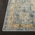 thumbnail image 3 of Safavieh Valencia Leyla Medallion Polyester Area Rug, Blue/Gold, 8' x 10', 3 of 11