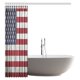 thumbnail image 2 of ABPHQTO Cortina de ducha con bandera de Estados Unidos, bandera de Estados Unidos de América en tela de madera antigua, cortina de ducha para baño, 150x180 cm, 2 of 2