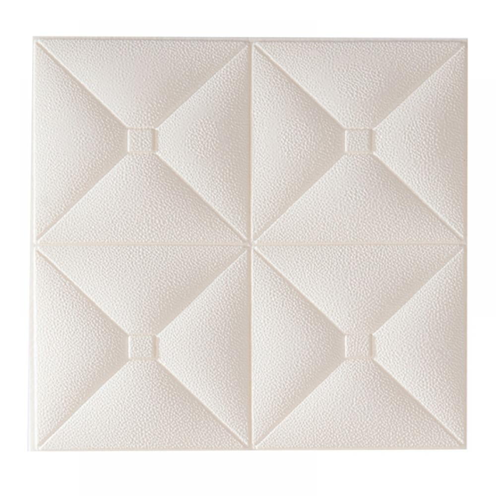 Angmile 3D Wall Panels/Stickers for Bedroom Decor,Self-adhesive Wall  Sticker Foam Sheet Peel & Stick Backsplash Wallpaper For Living Room  Kitchen 