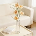 thumbnail image 4 of Flores de azalea artificiales de 24 pulgadas con tallo de flores de seda sintética con hojas verdes para decoración del hogar, centros de mesa de boda, decoraciones para la mesa de fiesta, 4 of 6