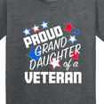 thumbnail image 4 of Inktastic Proud Granddaughter of a Veteran Veterans Day Youth T-Shirt, 4 of 5
