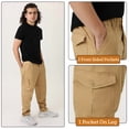 thumbnail image 2 of Men's Durable Utility Multiple Pockets Cargo Pants Casual Fit, 2 of 6
