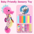 thumbnail image 4 of Juguete sensorial Joosharkidz Pink Seahorse para 0-6 meses o más, 4 of 6