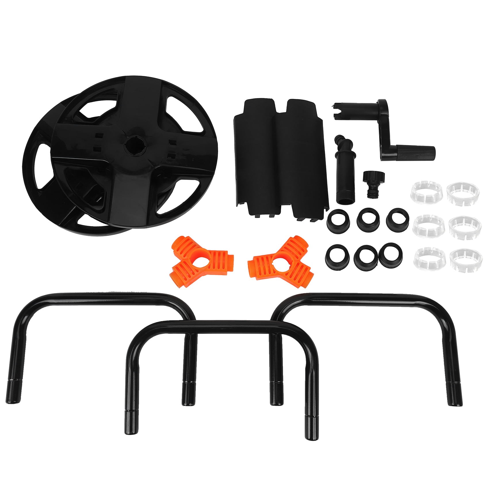 Garden Hoses Reel Pipe Storage Cart Exclude Winding Tool Rack Portable