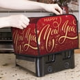 thumbnail image 7 of Honeii Happy New Year2 Print 4 slice Toaster Cover, Two Slice Toaster Dust-proof Cover For Kitchen Small Appliance and Fingerprint Protection, 7 of 7